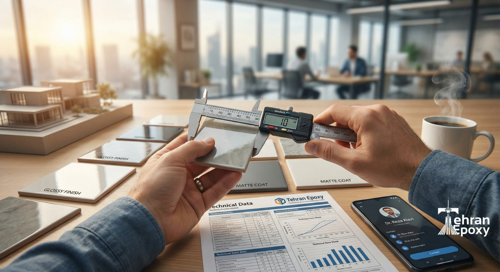 مشاوره تخصصی خرید لاک اپوکسی و پلی اورتان در دفتر تهران اپوکسی