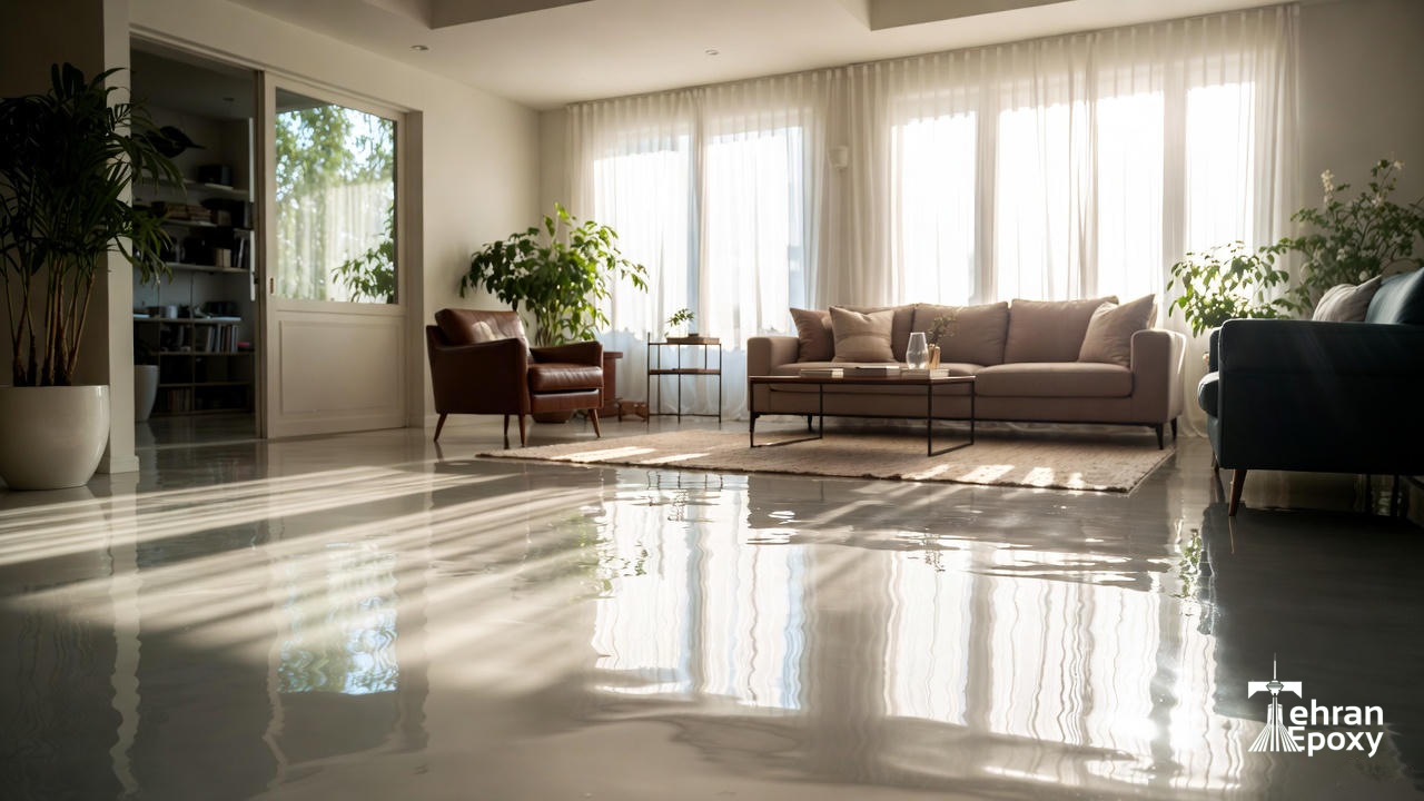 بهترین کفپوش اپوکسی کم‌بو و اکوفرندلی برای خانه در 1404 | تهران اپوکسی