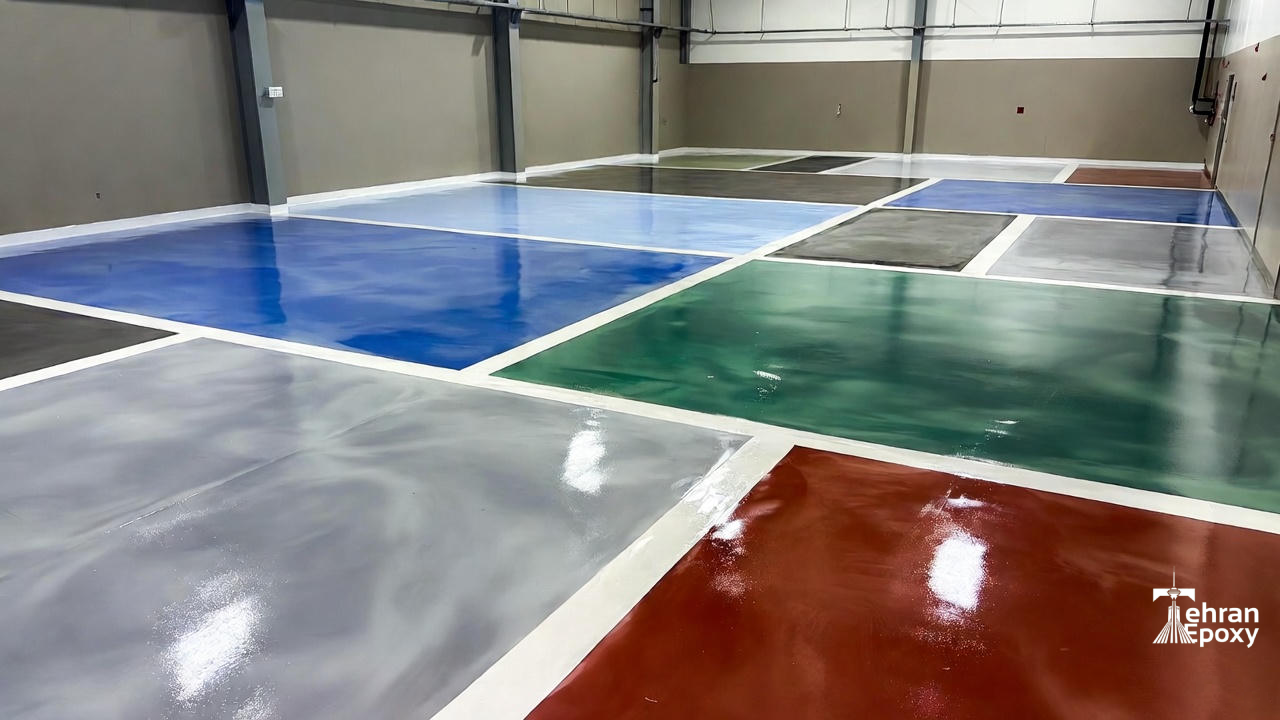 اجرای اپوکسی کارخانه و کارگاه