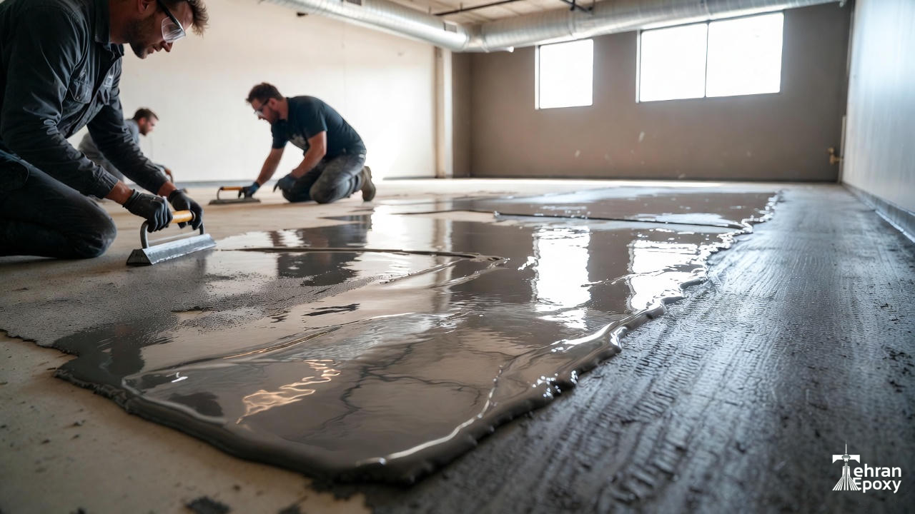 راهنمای کامل نصب کفپوش اپوکسی