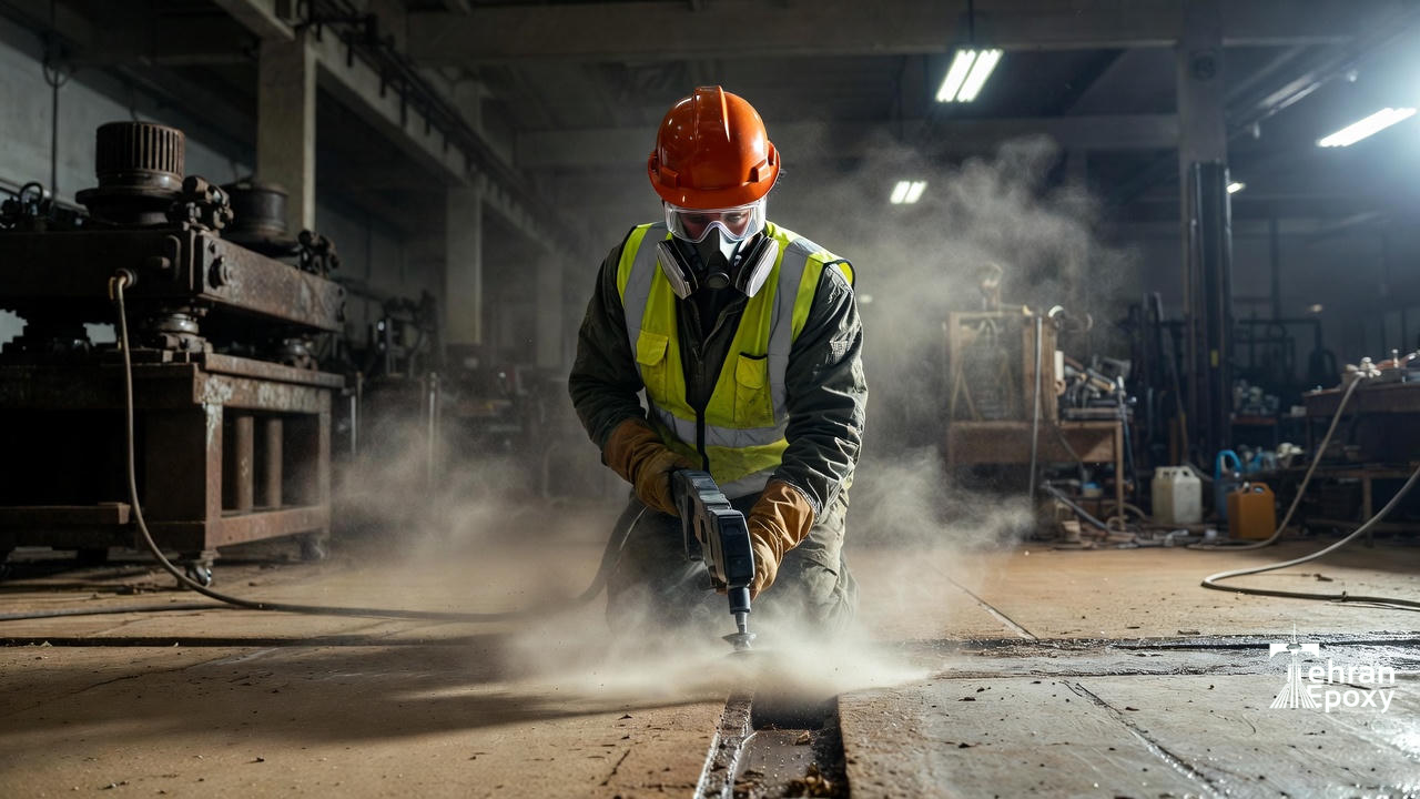 10 نکته طلایی برای اجرای اپوکسی کارخانه و کارگاه با بهترین کیفیت